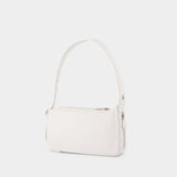 One Racer Baguette Shoulder Bag - Courreges - Leather - White