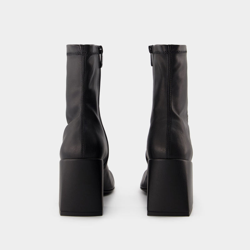 Reedition Ankle Boots - Courreges - Synthetic Leather - Black