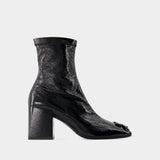 Reedition Ankle Boots - Courreges - Vinyl - Black