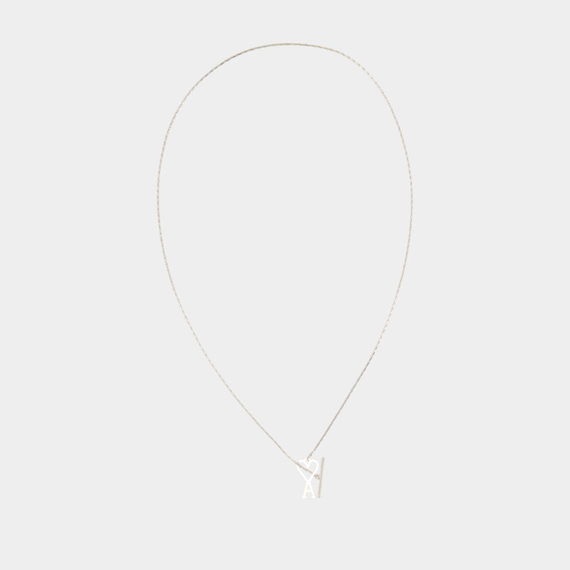 Adc Necklace - AMI Paris - Metal - Silver