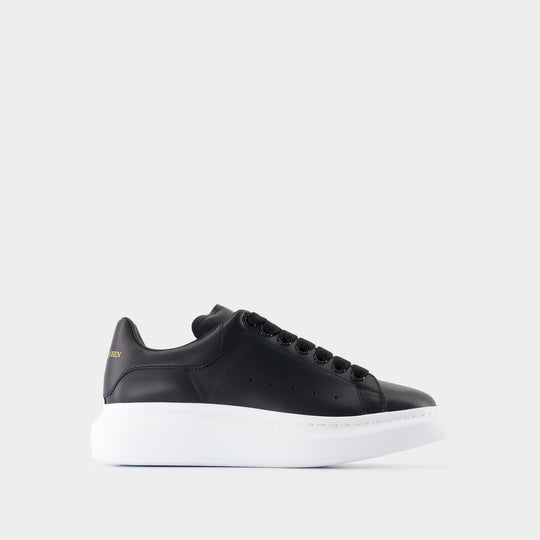 Oversize sneakers - Alexander Mcqueen - Leather - Black/White