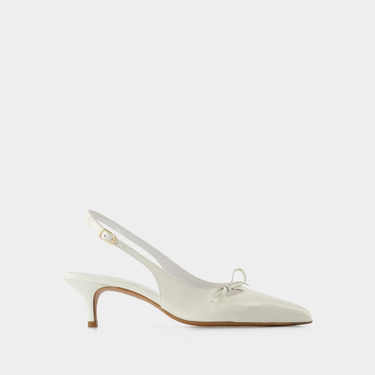 Milanaise Pumps - Rouje - Leather - Beige