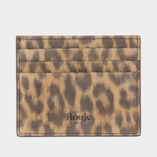 Espresso Card Holder - Rouje - Leather - Brown