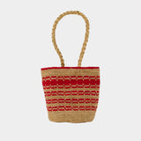 Martino Bag - Rouje - Raffia - Beige