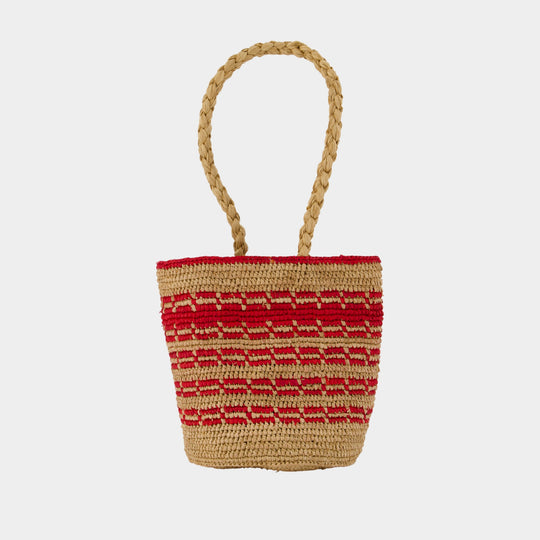 Martino Bag - Rouje - Raffia - Beige