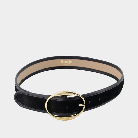 Tamise Belt - Rouje - Leather - Black