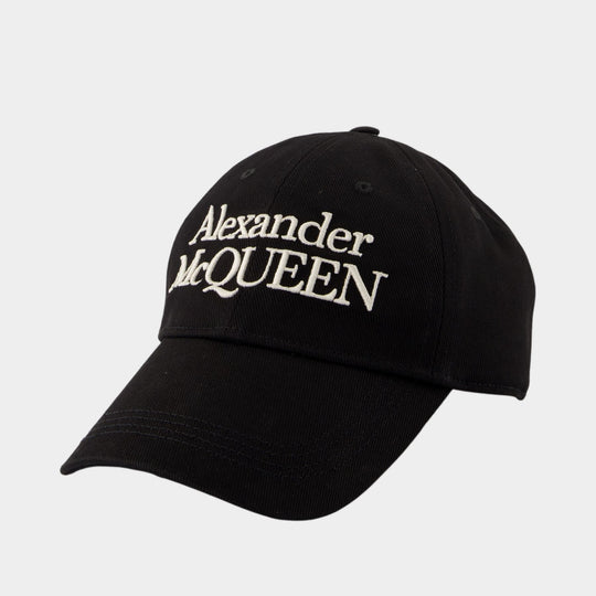 Stacked Hat - Alexander Mcqueen -  Black/Ivory - Cotton