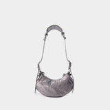 Cagole Shoulder Xs Bag - Balenciaga -  Silver - Leather