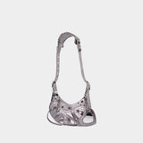 Cagole Shoulder Xs Bag - Balenciaga -  Silver - Leather