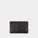 Jp Card Holder - PATOU - Leather - Black