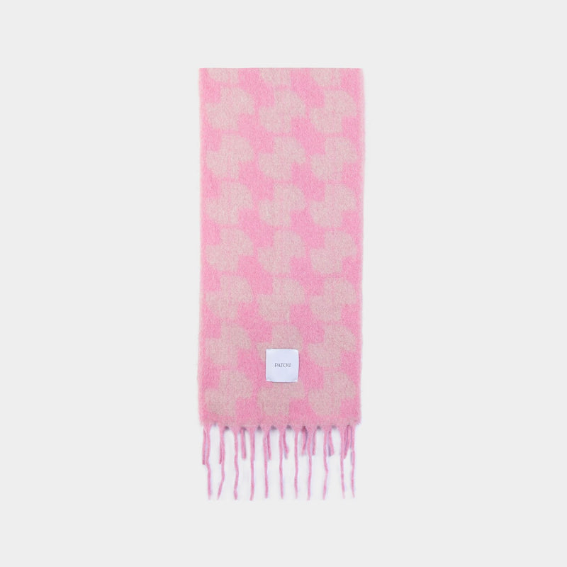 Jp Scarf - PATOU - Wool - Pink