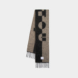 Scarf - PATOU - Wool - Black