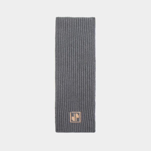 Jp Scarf - PATOU - Wool - Grey