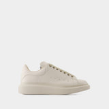 Oversized Sneakers - Alexander McQueen - Leather - Beige