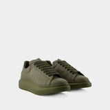 Oversized Sneakers - Alexander McQueen - Leather - Khaki