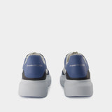 Retro Oversized Sneakers - Alexander McQueen - Leather - Blue