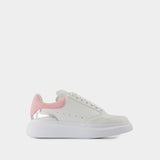 Oversized Sneakers - Alexander McQueen - Leather - White/Pink