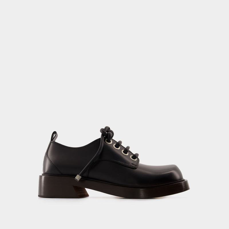 Old Calf Derbies - Alexander McQueen - Leather - Black