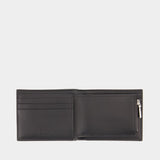 2in1 Wallet - Alexander McQueen - Leather - Black/Silver