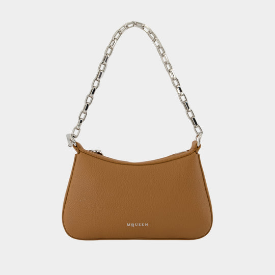 T Bar Mini Handbag - Alexander McQueen - Leather - Brown