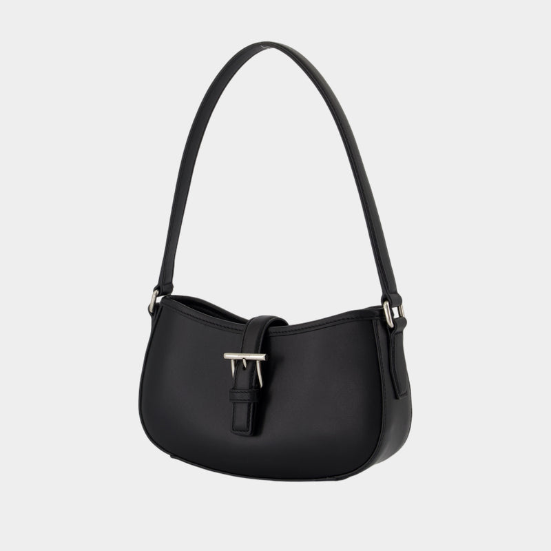 T Bar Mini Shoulder Bag - Alexander McQueen - Leather - Black