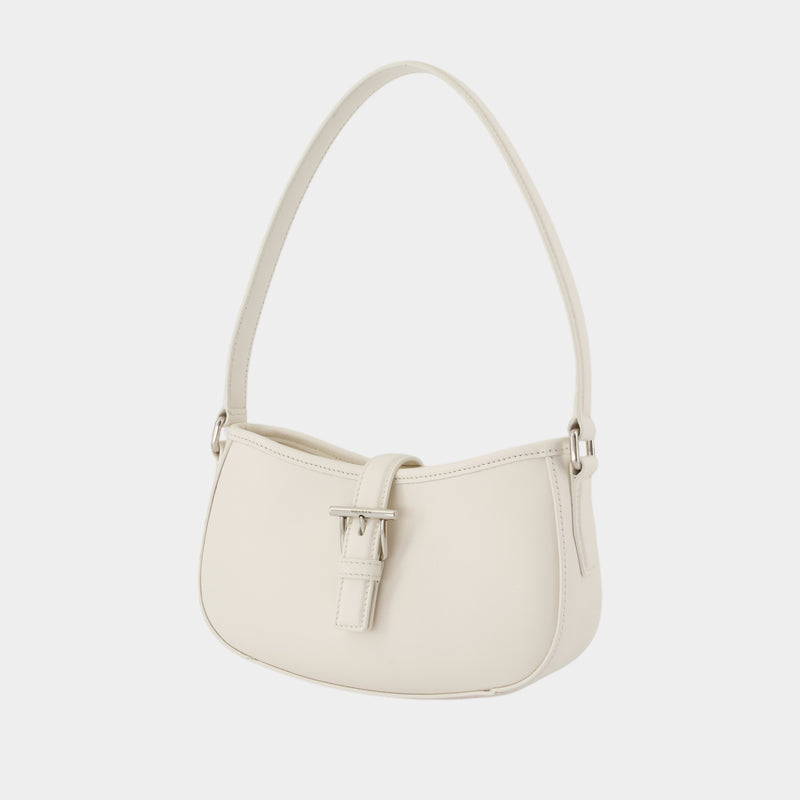 Mini Shoulder Bag T Bar - Alexander McQueen - Leather - Ivory