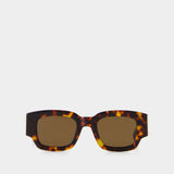 75001 Sunglasses - AMI Paris - Acetate - Brown