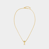 New Adc Necklace - AMI Paris - Metal - Gold