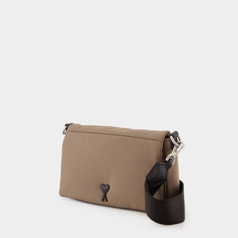 Lunch Box Crossbody - AMI Paris - Synthetic - Beige