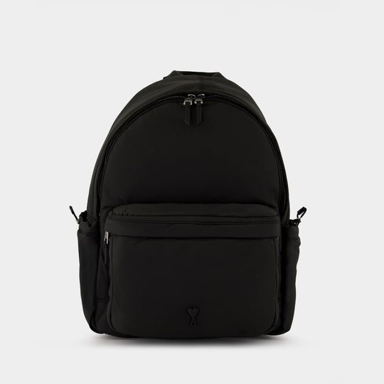 Ami De Coeur Backpack - AMI Paris - Synthetic - Black