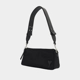 Marcel Shoulder Bag - AMI Paris - Nylon - Black