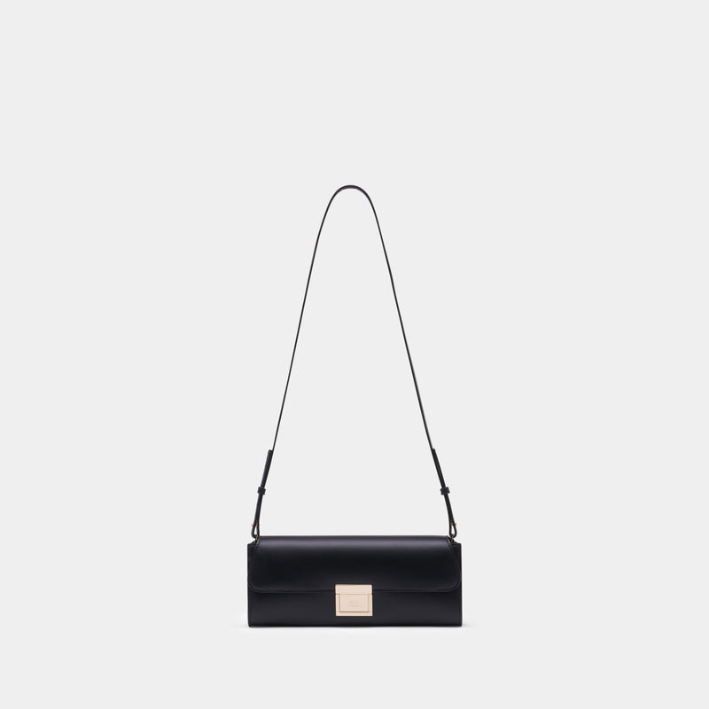 Mimi Crossbody - AMI Paris - Leather - Black