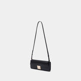 Mimi Crossbody - AMI Paris - Leather - Black