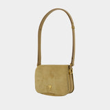 Paris Paris Shoulder Bag - AMI Paris - Leather - Khaki