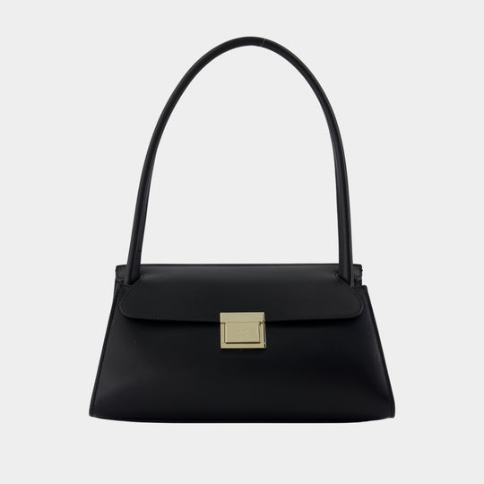 Small Mimi Crossbody - AMI Paris - Leather - Black