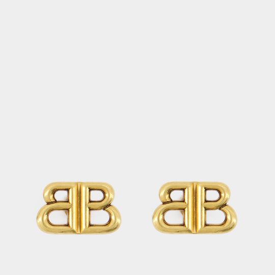 Monaco Stud Xs Earrings - Balenciaga - Synthetic - Gold
