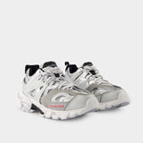 Track Sneakers - Balenciaga - Synthetic - Silver/White/Black