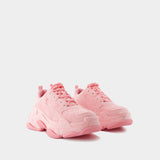 Triple S Sneakers - Balenciaga - Leather - Pink