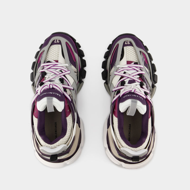 Track Sneakers - Balenciaga - Synthetic - Grey/Purple