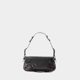 Le Cagole Sling S Shoulder Bag - Balenciaga - Leather - Black