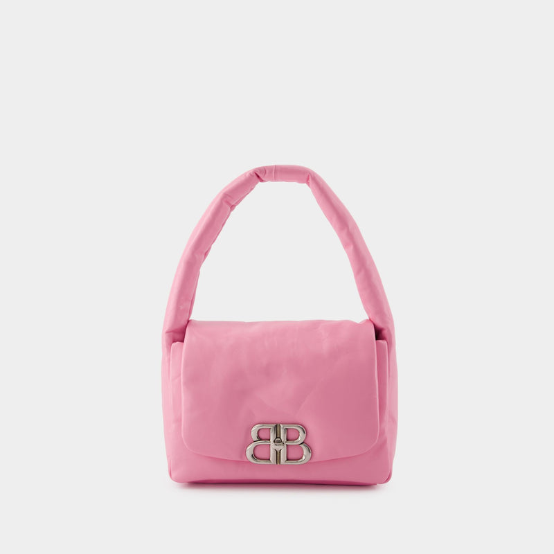 Monaco Sling S Shoulder Bag - Balenciaga - Leather - Pink