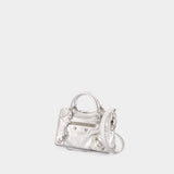 Le City Mini Purse - Balenciaga - Leather - Silver