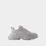 Triple S Sneakers - Balenciaga - Synthetic - Grey