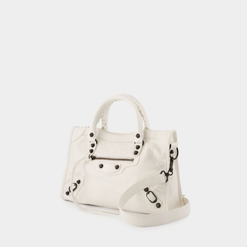 Le City Small Purse - Balenciaga - Leather - White