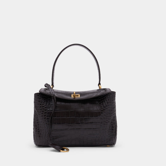 Rodeo Top Handle Small Purse - Balenciaga - Leather - Brown