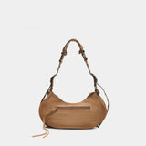 Le Cagole Crossbody S - Balenciaga - Leather - Brown