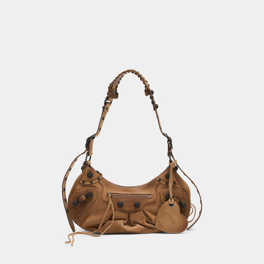 Le Cagole Crossbody S - Balenciaga - Leather - Brown