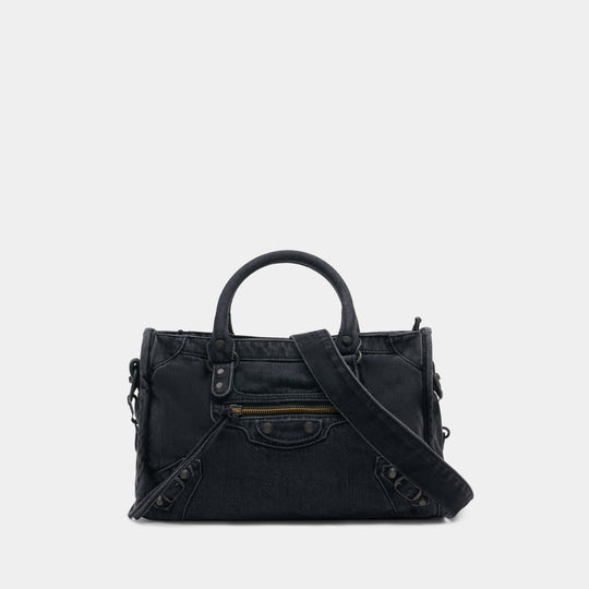Le City Bag S - Balenciaga - Canvas - Black