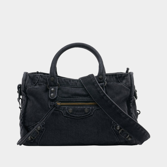 Le City Bag S - Balenciaga - Canvas - Black