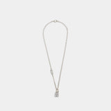 Nano Thin Necklace - Balenciaga - Metal - Silver